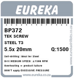 BP372 - Tek Screw Steel -BP372_label_T